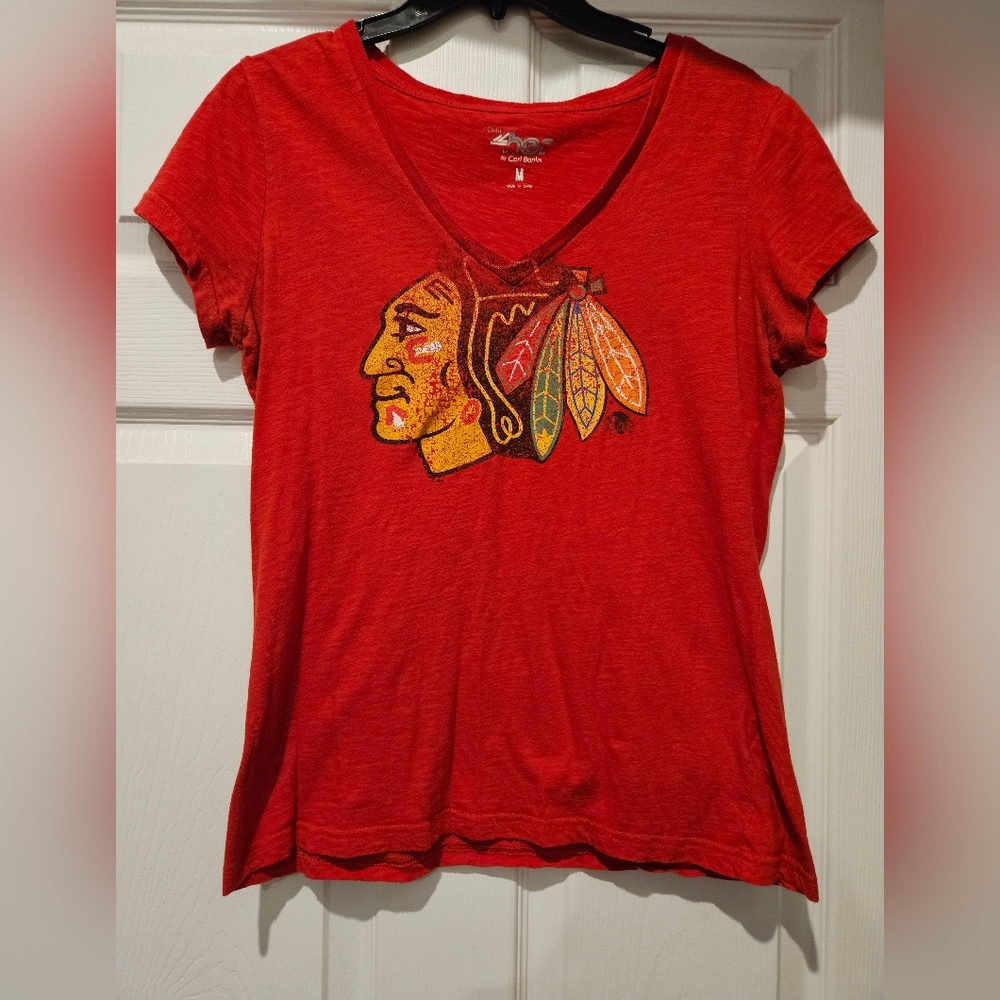 Chicago Blackhawks Women's V Neck Tee